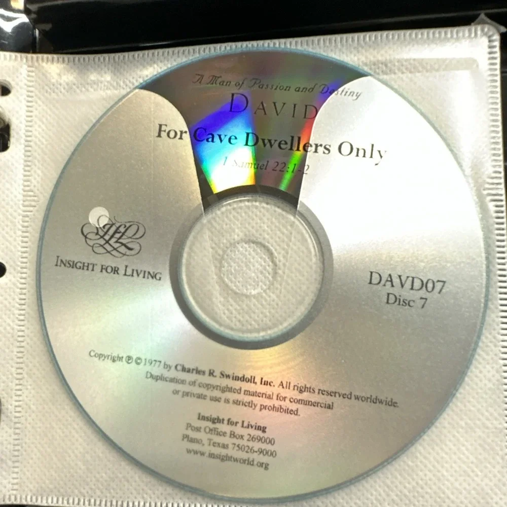 David-Volume #1-A Man Of Passion and Destiny 12 CD Set Charles R. Swindoll